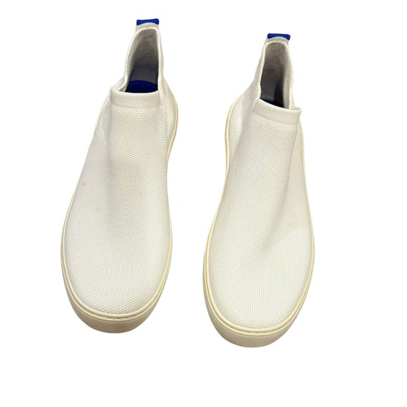 Rothy’s Women's The Chelsea Boot in White Flat Sneaker Shoes Size 8 NWOB - Picture 9 of 10